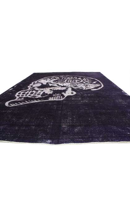 9 x 13 Vintage Overdye Rug 80430