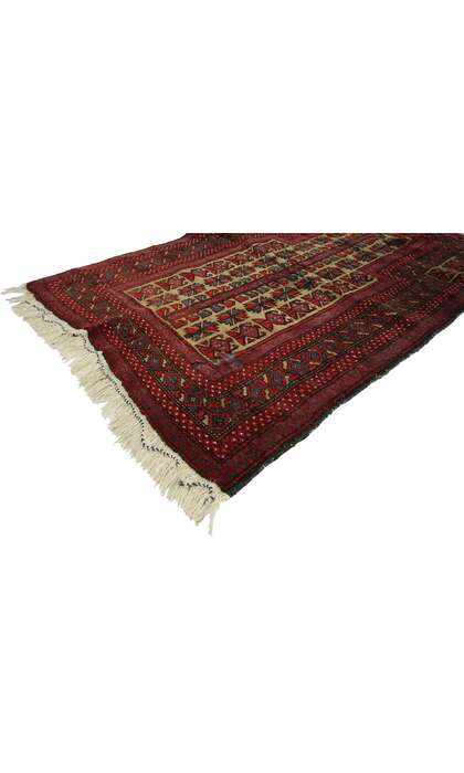 3 x 4 Vintage Turkaman Rug 77144