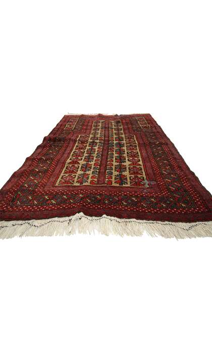 3 x 4 Vintage Turkaman Rug 77144
