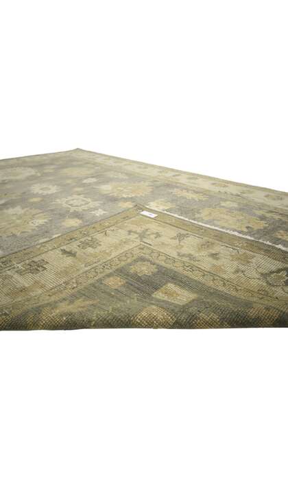 6 x 9 Vintage-Inspired Oushak Rug 30190