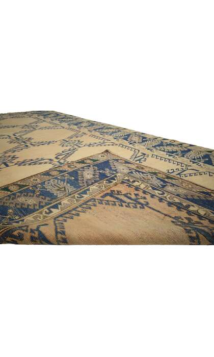 6 x 10 Vintage Turkish Oushak Rug 50100