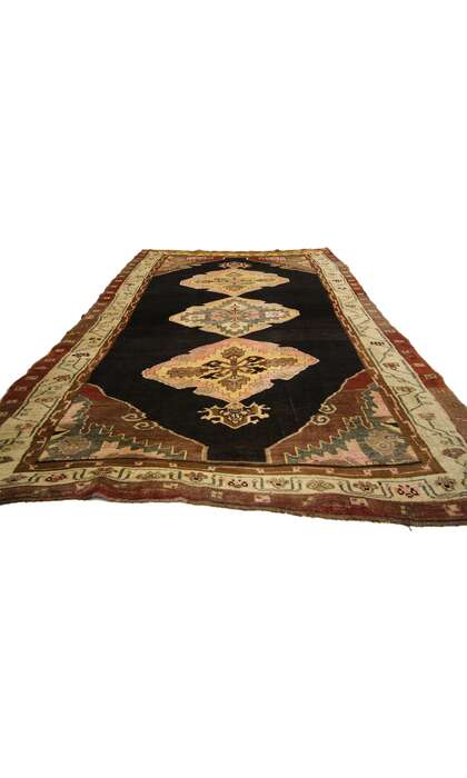 6 x 10 Vintage Turkish Oushak Rug 50292