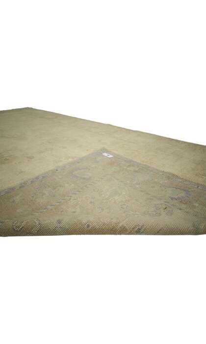 5 x 10 Vintage Turkish Oushak Rug 50993