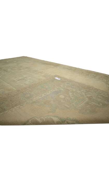 6 x 9 Vintage Turkish Oushak Rug 51360