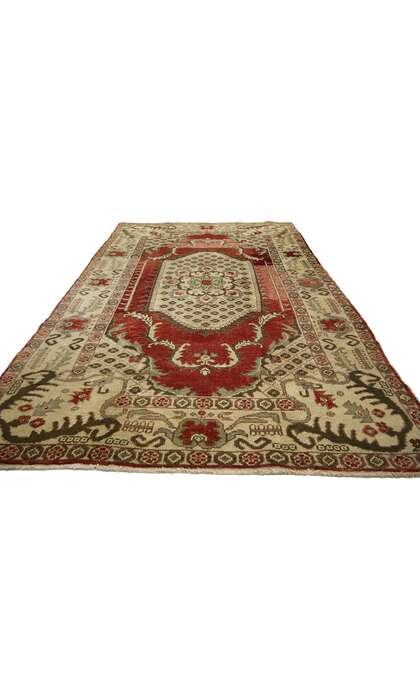 5 x 9 Vintage Oushak Rug 51394