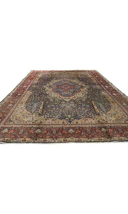 7 x 10 Antique Indian Agra Rug 71743