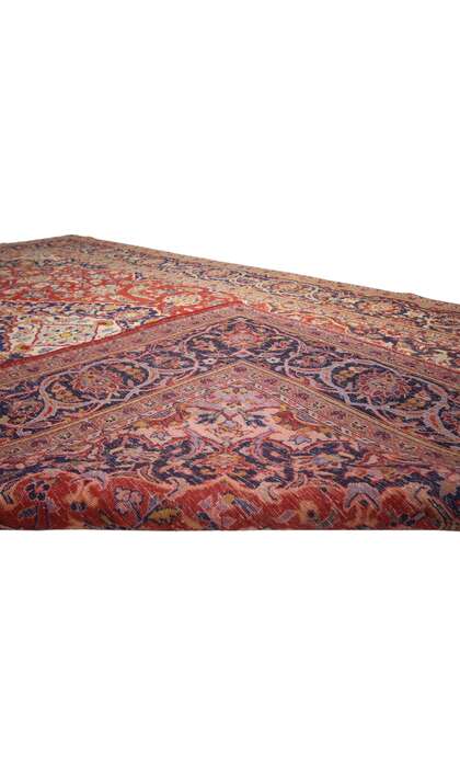 7 x 11 Vintage Kashan Rug 71934