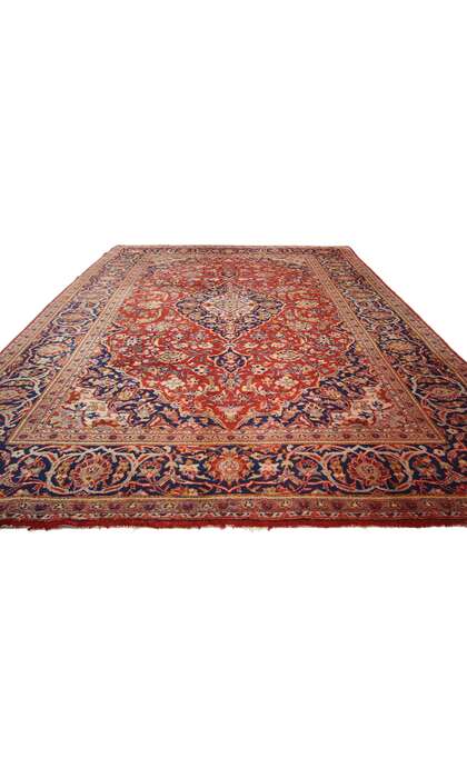 7 x 11 Vintage Kashan Rug 71934