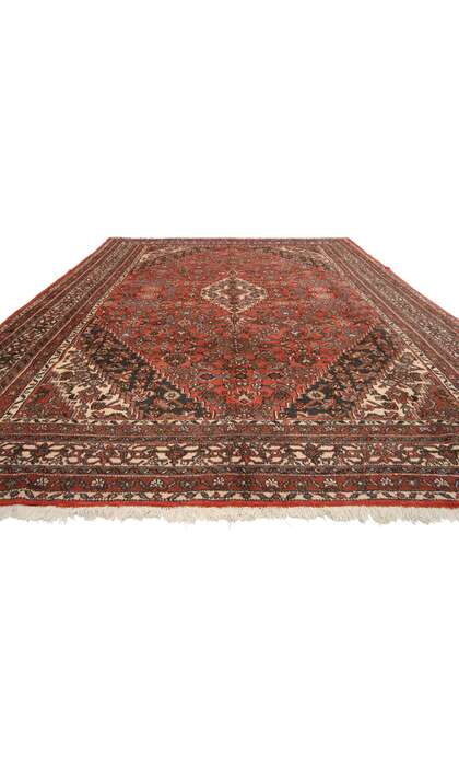 9 x 12 Vintage Persian Hamadan Rug 72034