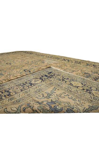 7 x 10 Vintage Persian Mahal Rug 72362