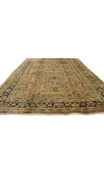 7 x 10 Vintage Persian Mahal Rug 72362