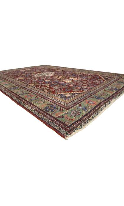 7 x 10 Antique Persian Mahal Rug 72659