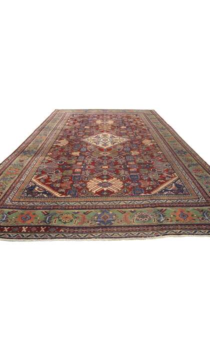 7 x 10 Antique Persian Mahal Rug 72659