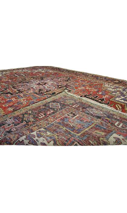 7 x 10 Antique Heriz Rug 72713