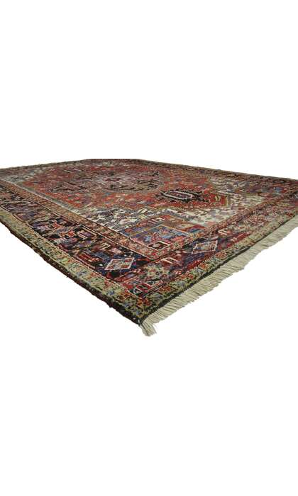7 x 10 Antique Heriz Rug 72713