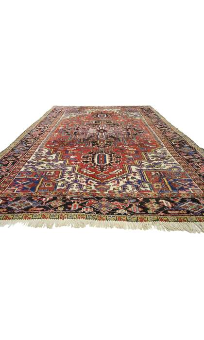 7 x 10 Antique Heriz Rug 72713