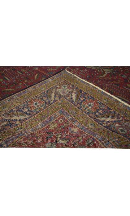 8 x 9 Antique Indian Mughal Design Rug 72879