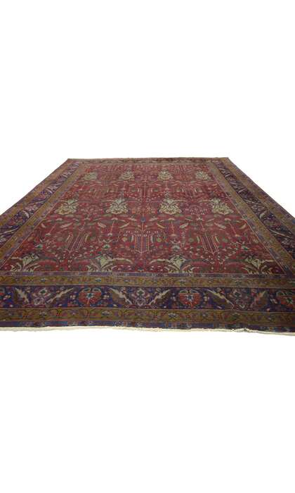 8 x 9 Antique Indian Mughal Design Rug 72879