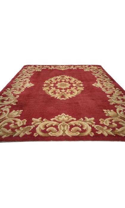 6 x 8 Antique Spanish Savonnerie Rug 73073