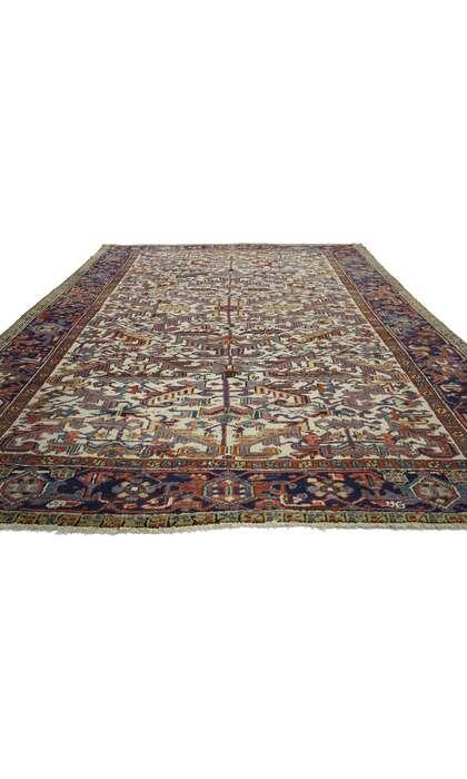7 x 10 Antique Heriz Rug 73342