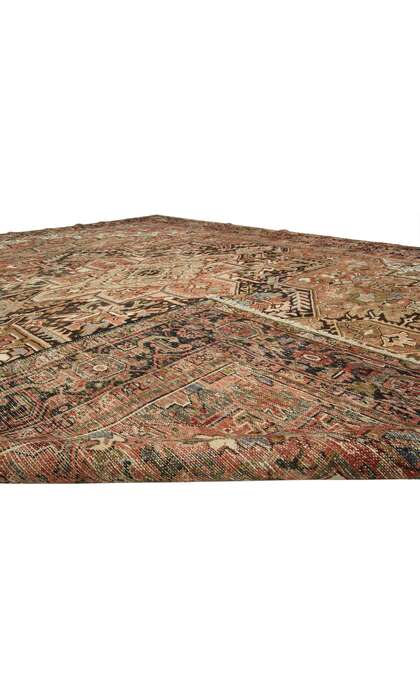 10 x 13 Vintage Heriz Rug 73720
