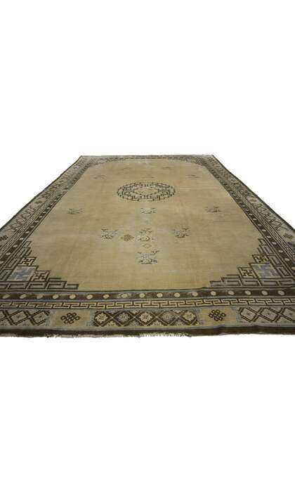 7 x 12 Antique Chinese Peking Rug 74038