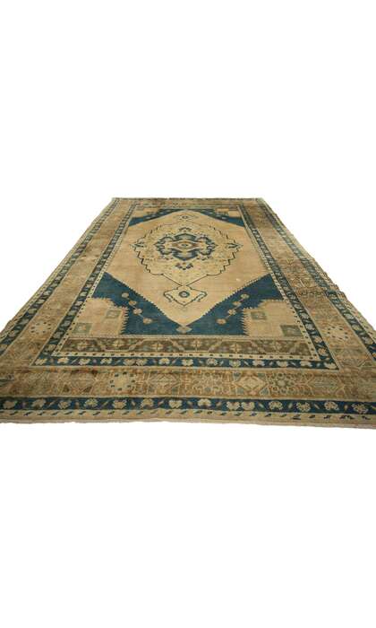 5 x 10 Vintage Oushak Rug 74103