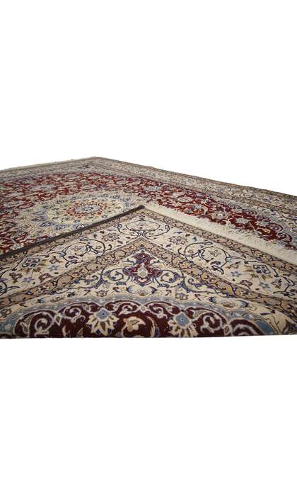 7 x 9 Vintage Persian Nain Rug 74241