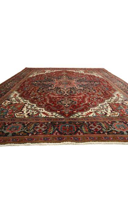 10 x 13 Heriz Rug 74497