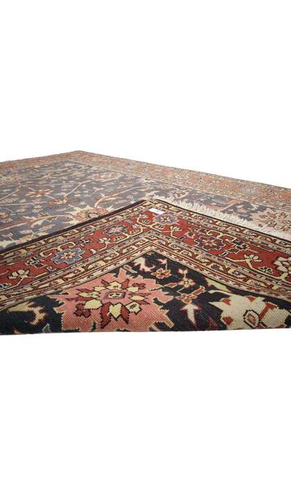 6 x 9 Vintage Indian Tabriz Rug 74642