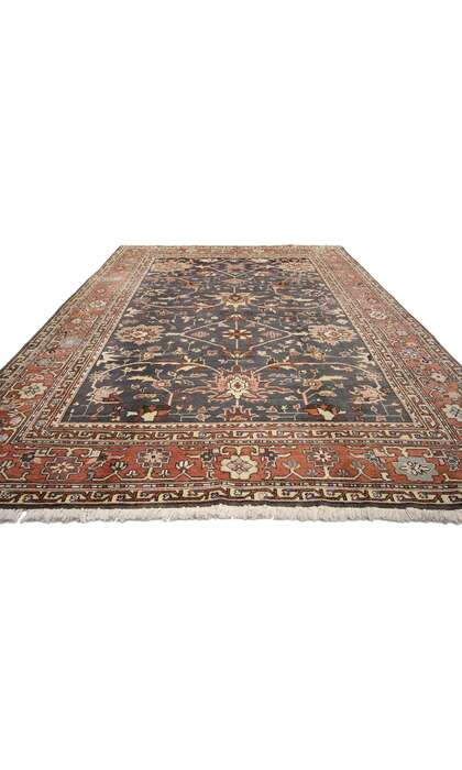 6 x 9 Vintage Indian Tabriz Rug 74642