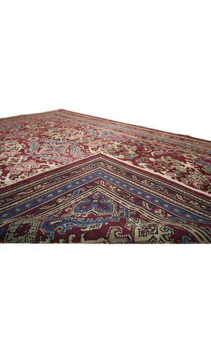 6 x 9 Antique Indian Agra Rug 74672