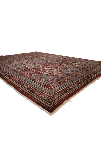 6 x 9 Antique Indian Agra Rug 74672