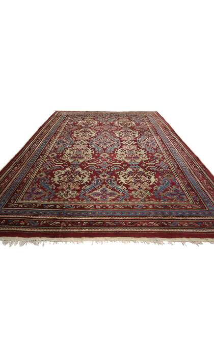 6 x 9 Antique Indian Agra Rug 74672