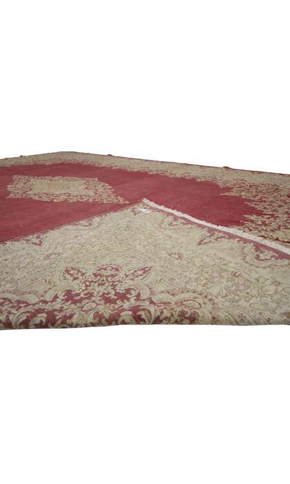 10 x 14 Vintage Kerman Rug 74921