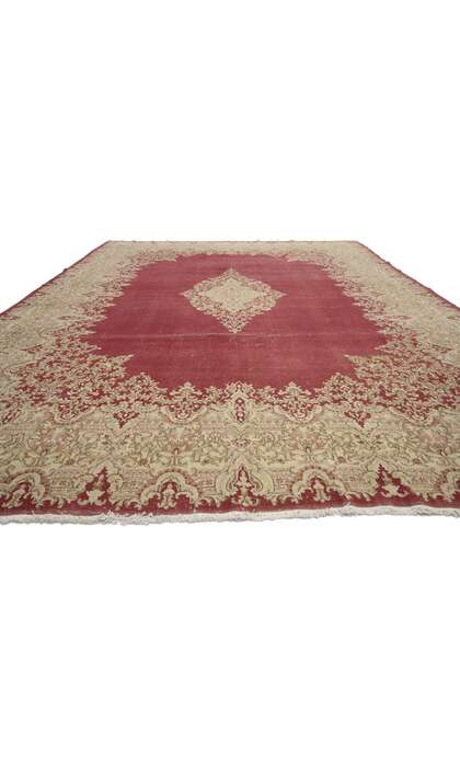10 x 14 Vintage Kerman Rug 74921