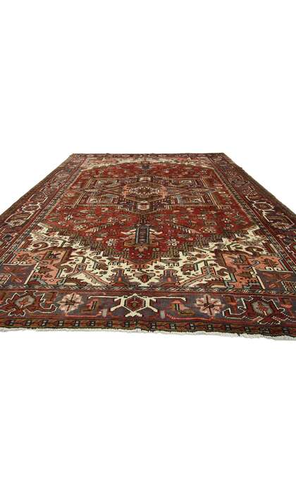 7 x 10 Vintage Heriz Rug 75334