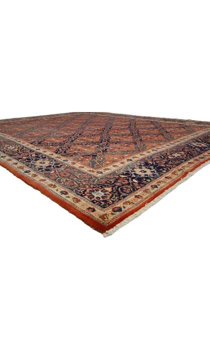 10 x 13 Vintage Persian Mashhad Rug 75579