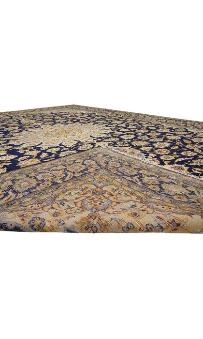 9 x 13 Vintage Persian Najafabad Rug 76013