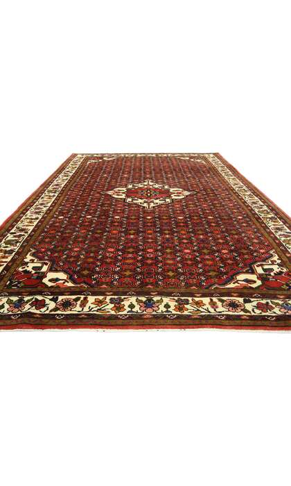 7 x 10 Vintage Persian Hosseinabad Rug 76028