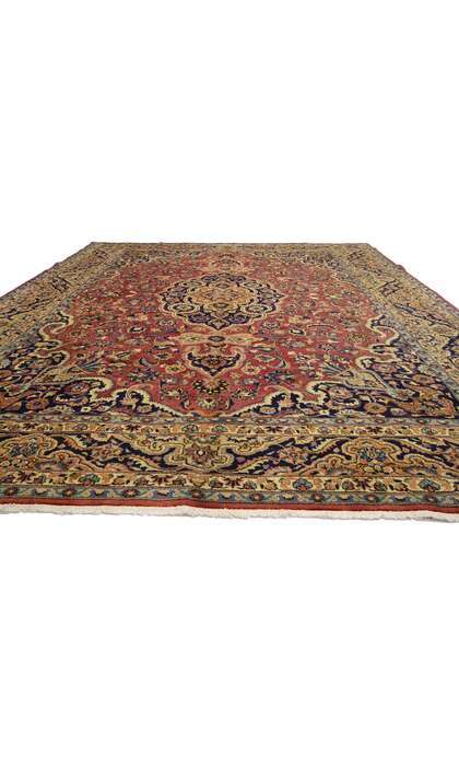 10 x 13 Vintage Mashad Rug 76310