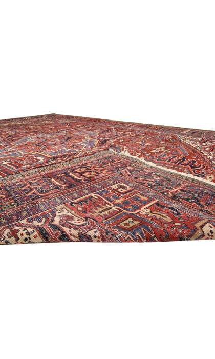 10 x 13 Vintage Heriz Rug 76322