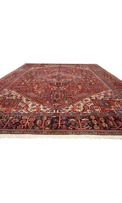 10 x 13 Vintage Heriz Rug 76322