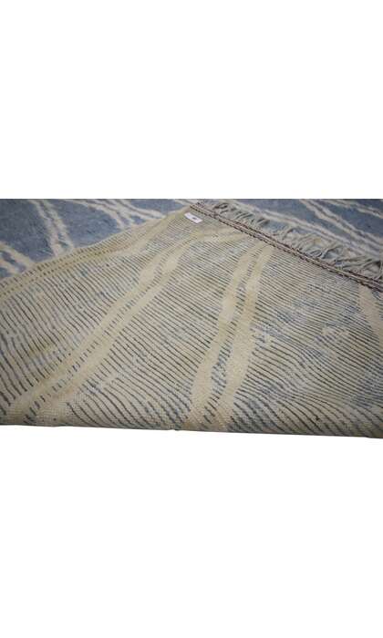 9 x 12 Blue Moroccan Area Rug 80176