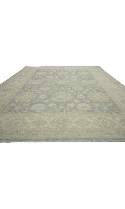 9 x 12 Transitional Style Oushak Rug 80213