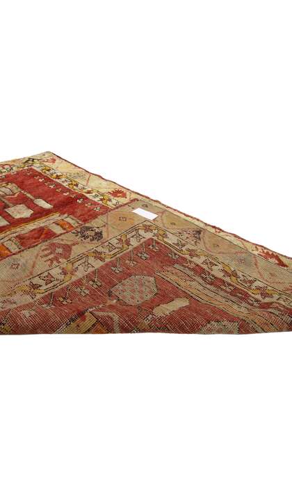 3 x 5 Vintage Oushak Rug 52295