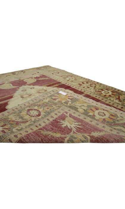4 x 6 Vintage Oushak Rug 52299