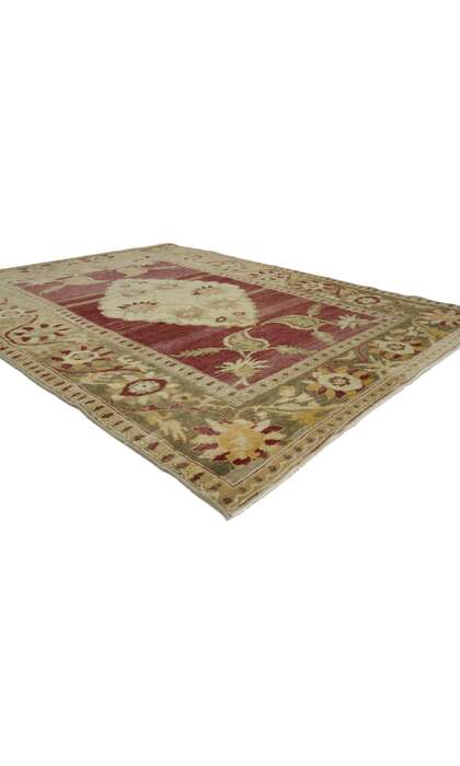 4 x 6 Vintage Oushak Rug 52299