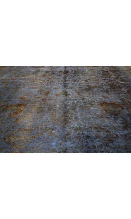 9 x 11 Vintage Turkish Overdyed Rug 60628 texture