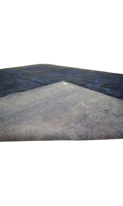 9 x 11 Vintage Turkish Overdyed Rug 60628 backside